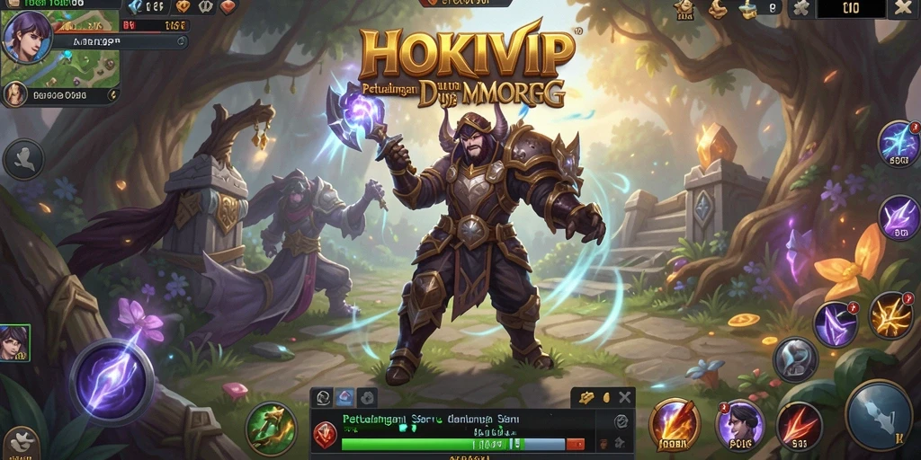 Screenshot HOKIVIP yang menampilkan aksi seru gameplay MMORPG.