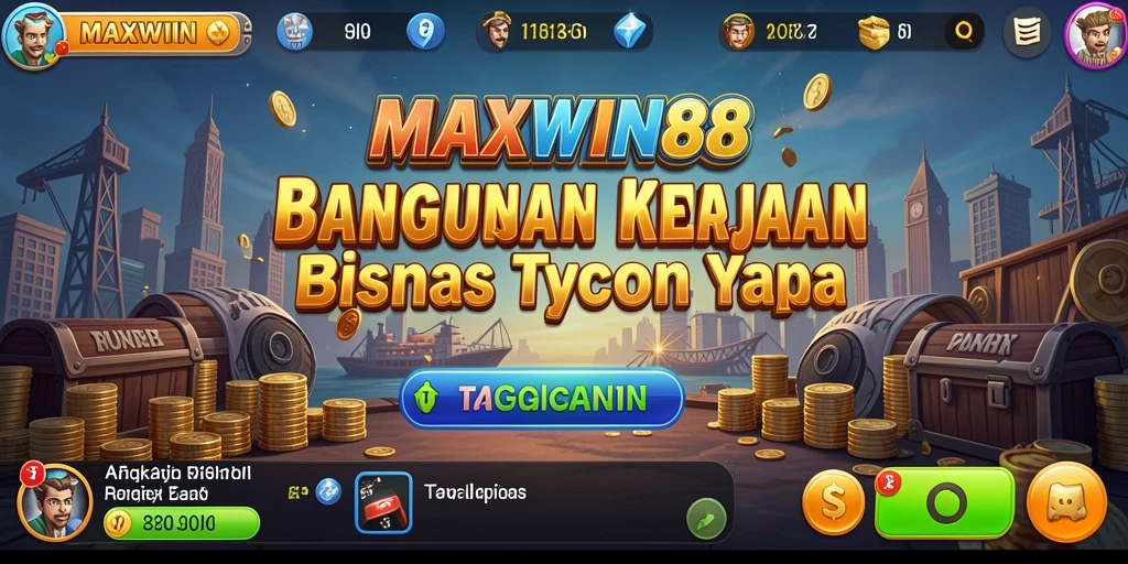 Tampilan gameplay Tycoon yang menarik dan dinamis di MAXWIN88.