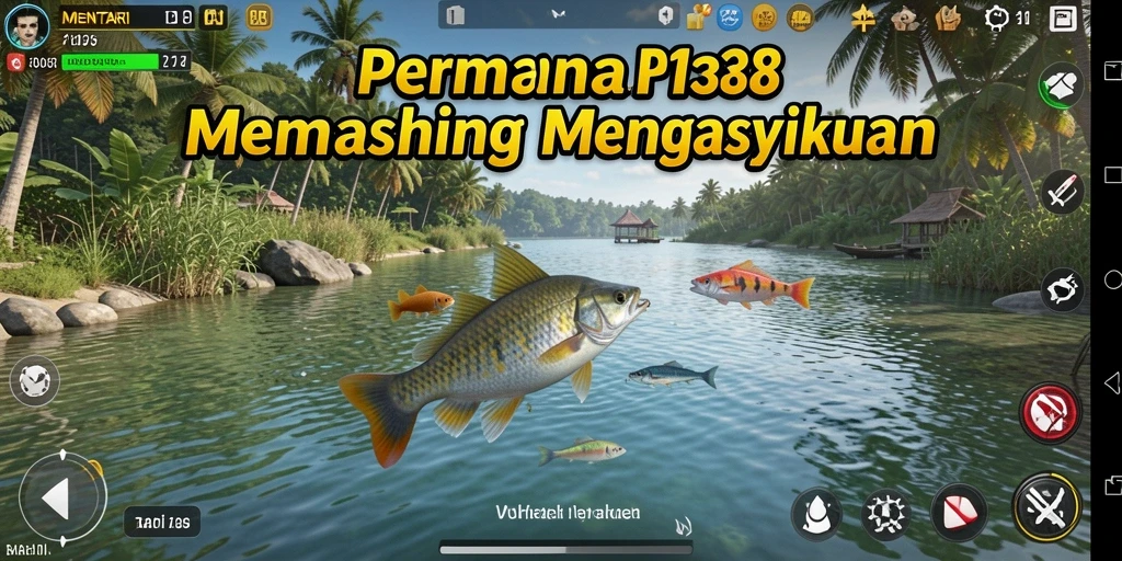 Tangkapan layar utama MENTARI138 menampilkan pengalaman memancing yang mendebarkan.