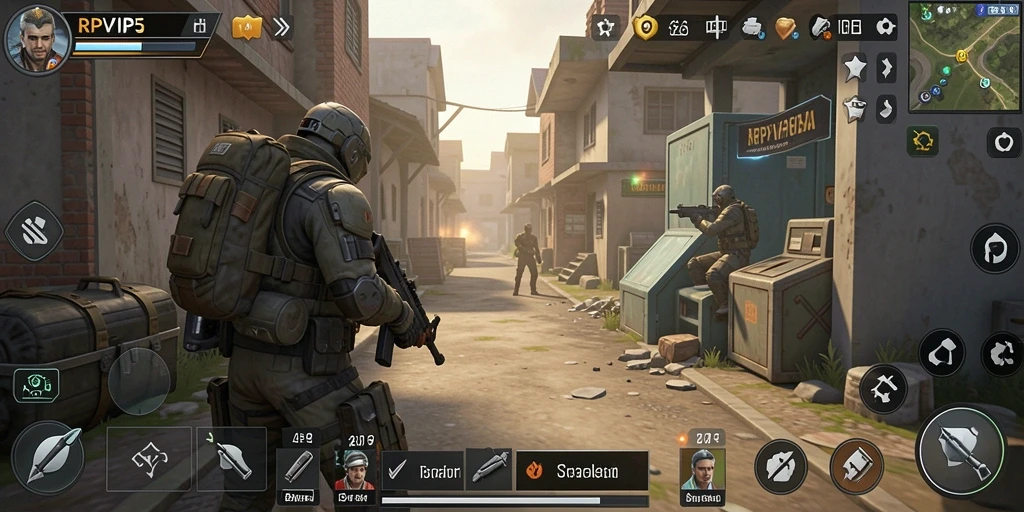 Tampilan gameplay RPVIP5 yang mendebarkan dan strategis.