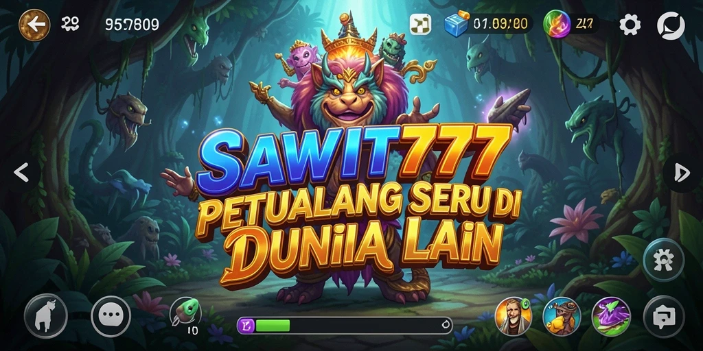 Tampilan gameplay menakjubkan dari SAWIT777 di dunia petualangan.
