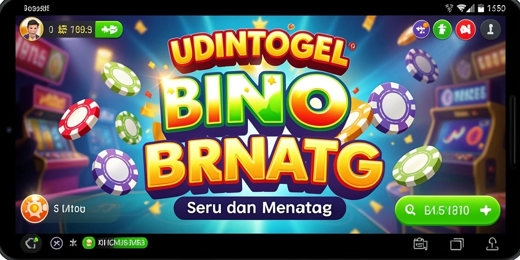 Tampilan gameplay Bingo di UDINTOGEL yang seru dan interaktif.